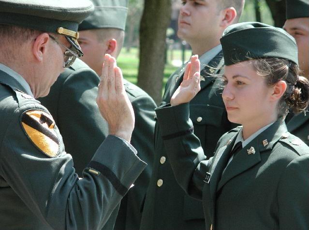 This photograph is now displayed at the Army's ROTC Commandant Office